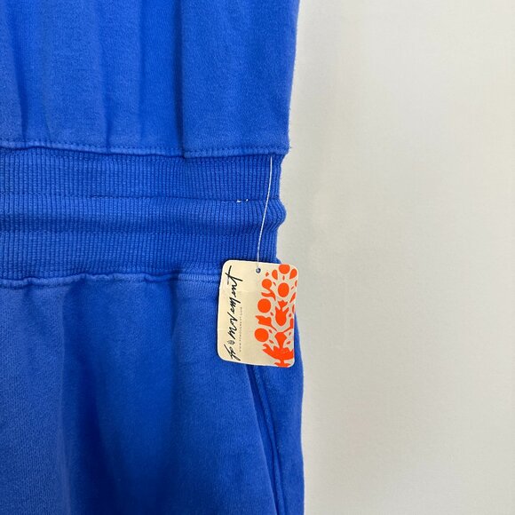FREE PEOPLE Movement Throw And Go Onesie in Electric Cobalt Size Small NWT - Picture 8 of 12
